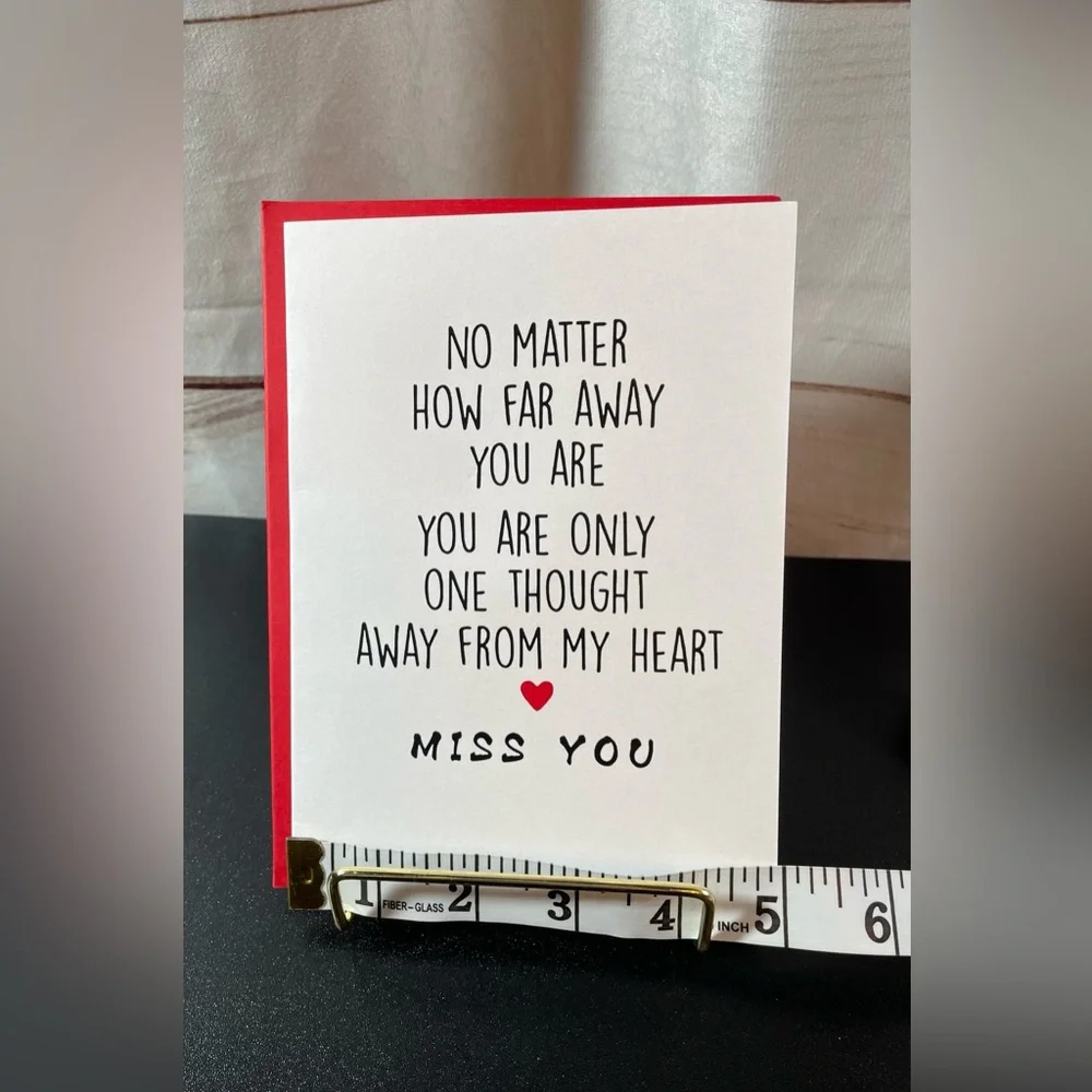 Adult Love/Miss You Greeting Card Bundle -4Pc Set NWT